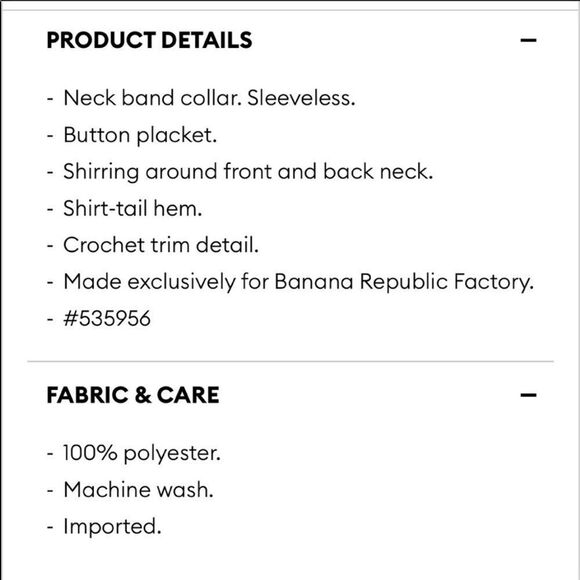 Banana Republic Blue Patterned Button Down Tank - Picture 8 of 9